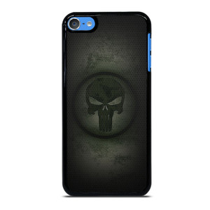 PUNISHER LOGO METAL CARBON iPod Touch 7 Case