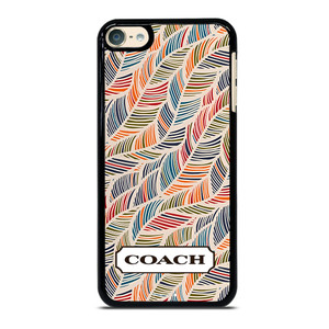 COACH NEW YORK LOGO MONOGRAM SEAMLESS PATTERN iPod Touch 6 Case