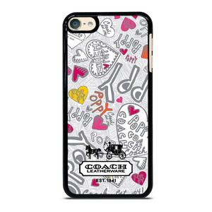 COACH NEW YORK LOGO POPPY COLORFUL iPod Touch 6 Case