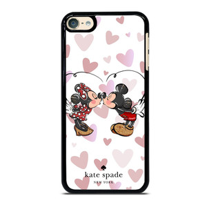 KATE SPADE NEW YORK LOGO MICKEY MINNEY MOUSE DISNEY KISS iPod Touch 6 Case