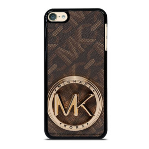 MICHAEL KORS LOGO MK BROWN WALLET iPod Touch 6 Case