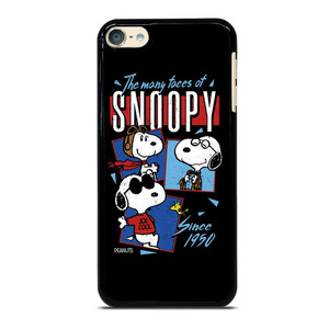 SNOOPY FACES THE PEANUTS CARTOON iPod Touch 6 Case SNOOPY FACES THE PEANUTS CARTOON iPod Touch 6 Case