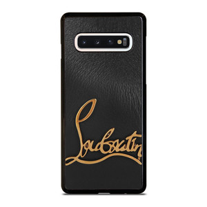 CHRISTIAN LOUBOUTIN LOGO LEATHER Samsung Galaxy S10 Case Cover