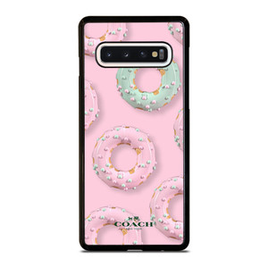 COACH NEW YORK LOGO DONUTS ICON Samsung Galaxy S10 Case Cover