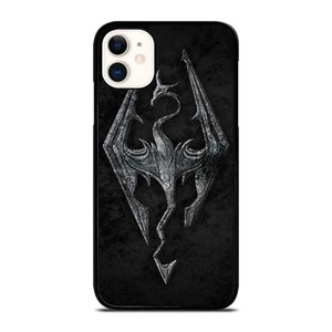 THE ELDER SCROLLS V SKYRIM EMBLEM iPhone 11 Case Cover THE ELDER SCROLLS V SKYRIM EMBLEM iPhone 11 Case Cover
