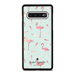 KATE SPADE NEW YORK LOGO FLAMINGOS Samsung Galaxy S10 Case Cover KATE SPADE NEW YORK LOGO FLAMINGOS Samsung Galaxy S10 Case Cover