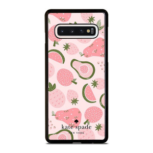 KATE SPADE NEW YORK LOGO FRUITS Samsung Galaxy S10 Case Cover KATE SPADE NEW YORK LOGO FRUITS Samsung Galaxy S10 Case Cover