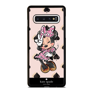 KATE SPADE NEW YORK LOGO MINNIE MOUSE DISNEY Samsung Galaxy S10 Case Cover