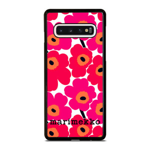 MARIMEKKO UNIKO RED FLOWER Samsung Galaxy S10 Case Cover