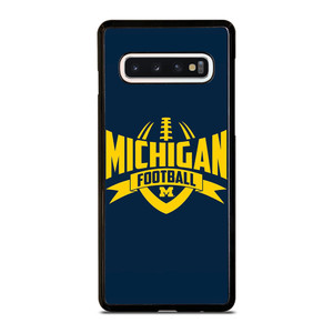 MICHIGAN WOLVERINES LOGO UNIVERSITY FOOTBALL ICON Samsung Galaxy S10 Case Cover