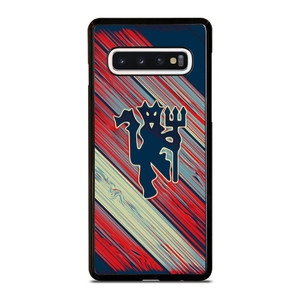 RED DEVILS MANCHESTER UNITED FC FOOTBALL CLUB LOGO Samsung Galaxy S10 Case Cover