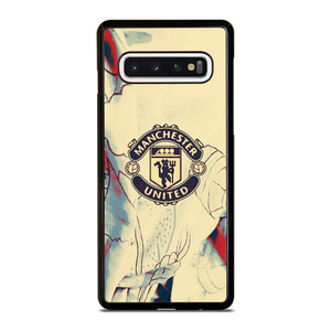 RED DEVILS MANCHESTER UNITED FC LOGO Samsung Galaxy S10 Case Cover