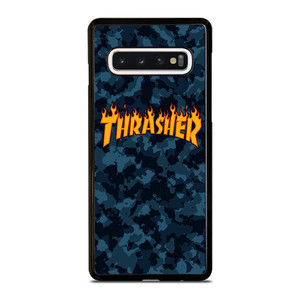 THRASHER SKATEBOARD CAMO BLUE Samsung Galaxy S10 Case Cover