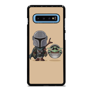 BABY YODA AND MANDALORIAN STAR WARS CUTE Samsung Galaxy S10 Plus Case Cover
