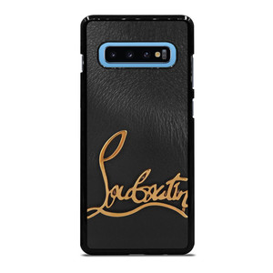 CHRISTIAN LOUBOUTIN LOGO LEATHER Samsung Galaxy S10 Plus Case Cover
