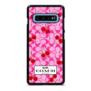 COACH NEW YORK LOGO CHERRY ICON Samsung Galaxy S10 Plus Case Cover COACH NEW YORK LOGO CHERRY ICON Samsung Galaxy S10 Plus Case Cover