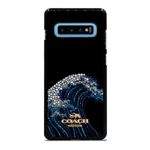COACH NEW YORK LOGO DIAMOND WAVE Samsung Galaxy S10 Plus Case Cover COACH NEW YORK LOGO DIAMOND WAVE Samsung Galaxy S10 Plus Case Cover
