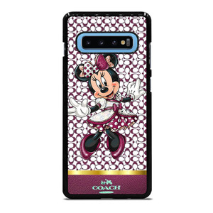 COACH NEW YORK LOGO MINNIE MOUSE DISNEY Samsung Galaxy S10 Plus Case Cover COACH NEW YORK LOGO MINNIE MOUSE DISNEY Samsung Galaxy S10 Plus Case Cover