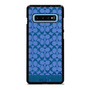 COACH NEW YORK LOGO PATTERN BLUE EMBLEM Samsung Galaxy S10 Plus Case Cover COACH NEW YORK LOGO PATTERN BLUE EMBLEM Samsung Galaxy S10 Plus Case Cover