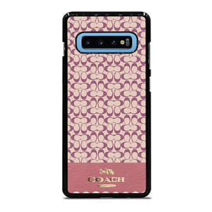 COACH NEW YORK LOGO PINK EMBLEM PATTERN Samsung Galaxy S10 Plus Case Cover COACH NEW YORK LOGO PINK EMBLEM PATTERN Samsung Galaxy S10 Plus Case Cover