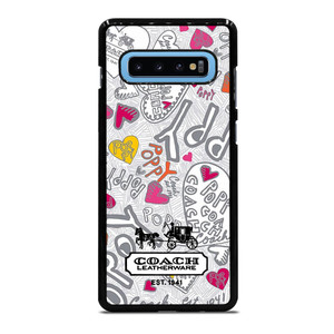 COACH NEW YORK LOGO POPPY COLORFUL Samsung Galaxy S10 Plus Case Cover