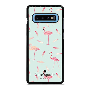 KATE SPADE NEW YORK LOGO FLAMINGOS Samsung Galaxy S10 Plus Case Cover