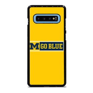 MICHIGAN WOLVERINES GO BLUE UNIVERSITY FOOTBALL LOGO Samsung Galaxy S10 Plus Case Cover