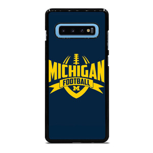 MICHIGAN WOLVERINES LOGO UNIVERSITY FOOTBALL ICON Samsung Galaxy S10 Plus Case Cover
