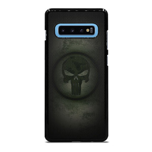PUNISHER LOGO METAL CARBON Samsung Galaxy S10 Plus Case Cover