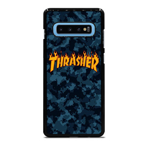 THRASHER SKATEBOARD CAMO BLUE Samsung Galaxy S10 Plus Case Cover