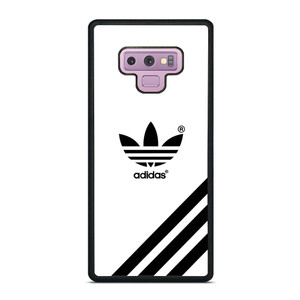ADIDAS LOGO WHITE CLASSIC STRIPES Samsung Galaxy Note 9 Case Cover