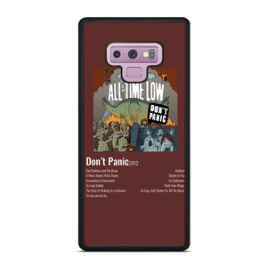 ALL TIME LOW DON'T PANIC 2012 Samsung Galaxy Note 9 Case Cover ALL TIME LOW DON'T PANIC 2012 Samsung Galaxy Note 9 Case Cover