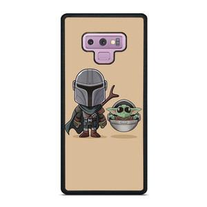 BABY YODA AND MANDALORIAN STAR WARS CUTE Samsung Galaxy Note 9 Case Cover BABY YODA AND MANDALORIAN STAR WARS CUTE Samsung Galaxy Note 9 Case Cover