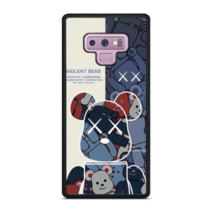 BEAR BRICK VIOLENT BEAR KAWS Samsung Galaxy Note 9 Case Cover BEAR BRICK VIOLENT BEAR KAWS Samsung Galaxy Note 9 Case Cover