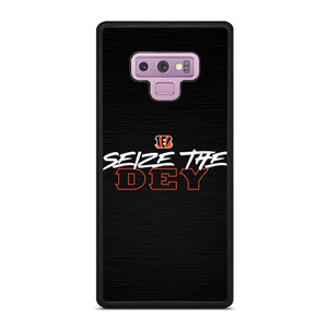 CINCINNATI BENGALS LOGO FOOTBALL TEAM SEIZE THE DEY Samsung Galaxy Note 9 Case Cover