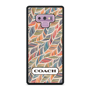 COACH NEW YORK LOGO MONOGRAM SEAMLESS PATTERN Samsung Galaxy Note 9 Case Cover