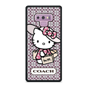HELLO KITTY X COACH NEW YORK LOGO Samsung Galaxy Note 9 Case Cover