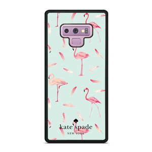 KATE SPADE NEW YORK LOGO FLAMINGOS Samsung Galaxy Note 9 Case Cover KATE SPADE NEW YORK LOGO FLAMINGOS Samsung Galaxy Note 9 Case Cover