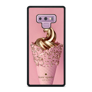 KATE SPADE NEW YORK LOGO GOLDEN ICE CREAM Samsung Galaxy Note 9 Case Cover