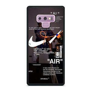 OFF-WHITE NIKE AIR JORDAN MICHAEL Samsung Galaxy Note 9 Case Cover