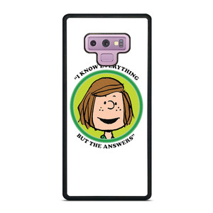 PEPPERMINT PATTY THE PEANUTS Samsung Galaxy Note 9 Case Cover