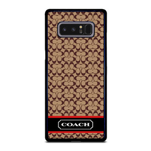 COACH NEW YORK BROWNLOGO PATTERN Samsung Galaxy Note 8 Case Cover