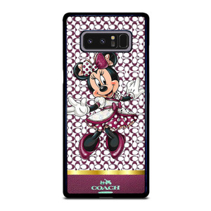 COACH NEW YORK LOGO MINNIE MOUSE DISNEY Samsung Galaxy Note 8 Case Cover