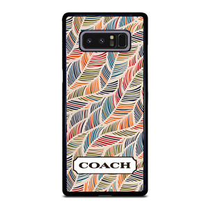 COACH NEW YORK LOGO MONOGRAM SEAMLESS PATTERN Samsung Galaxy Note 8 Case Cover