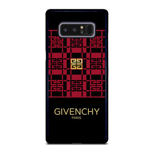 GIVENCHY PARIS LOGO RED GOLD Samsung Galaxy Note 8 Case Cover