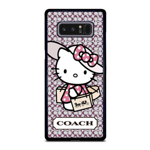 HELLO KITTY X COACH NEW YORK LOGO Samsung Galaxy Note 8 Case Cover HELLO KITTY X COACH NEW YORK LOGO Samsung Galaxy Note 8 Case Cover