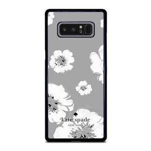 KATE SPADE NEW YORK LOGO FLORAL GRAY Samsung Galaxy Note 8 Case Cover