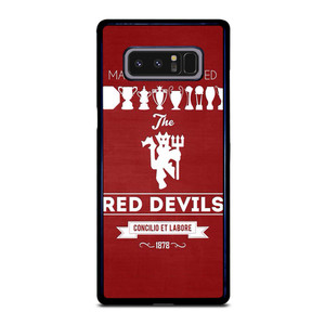MANCHESTER UNITED FC LOGO FOOTBALL RED DEVILS Samsung Galaxy Note 8 Case Cover