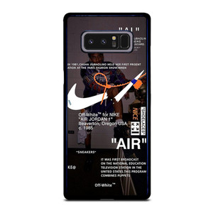 OFF-WHITE NIKE AIR JORDAN MICHAEL Samsung Galaxy Note 8 Case Cover