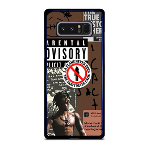 TRAVIS SCOTT RAPPER PARENTAL ADVISORY Samsung Galaxy Note 8 Case Cover